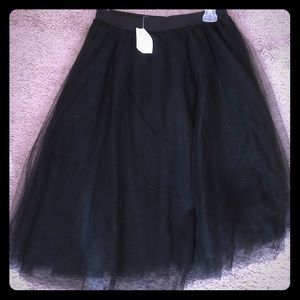 Black Tulle Skirt!